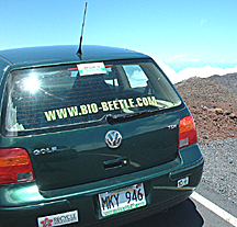 biodiesel rental cars