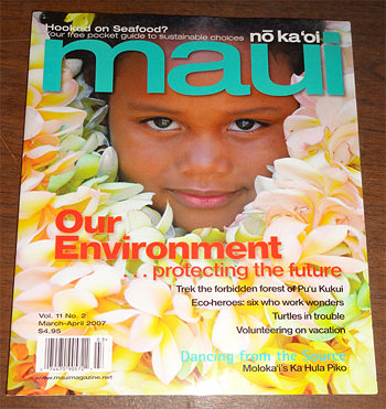 magazine cover of ECO Hero